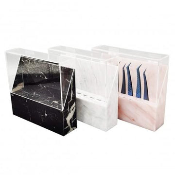 8-Holes Eyelash Tweezer Storage Stand Box for Eyelash Extension
